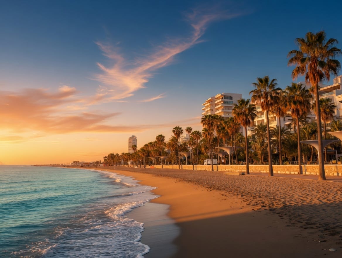 Bostad vid stranden i Estepona