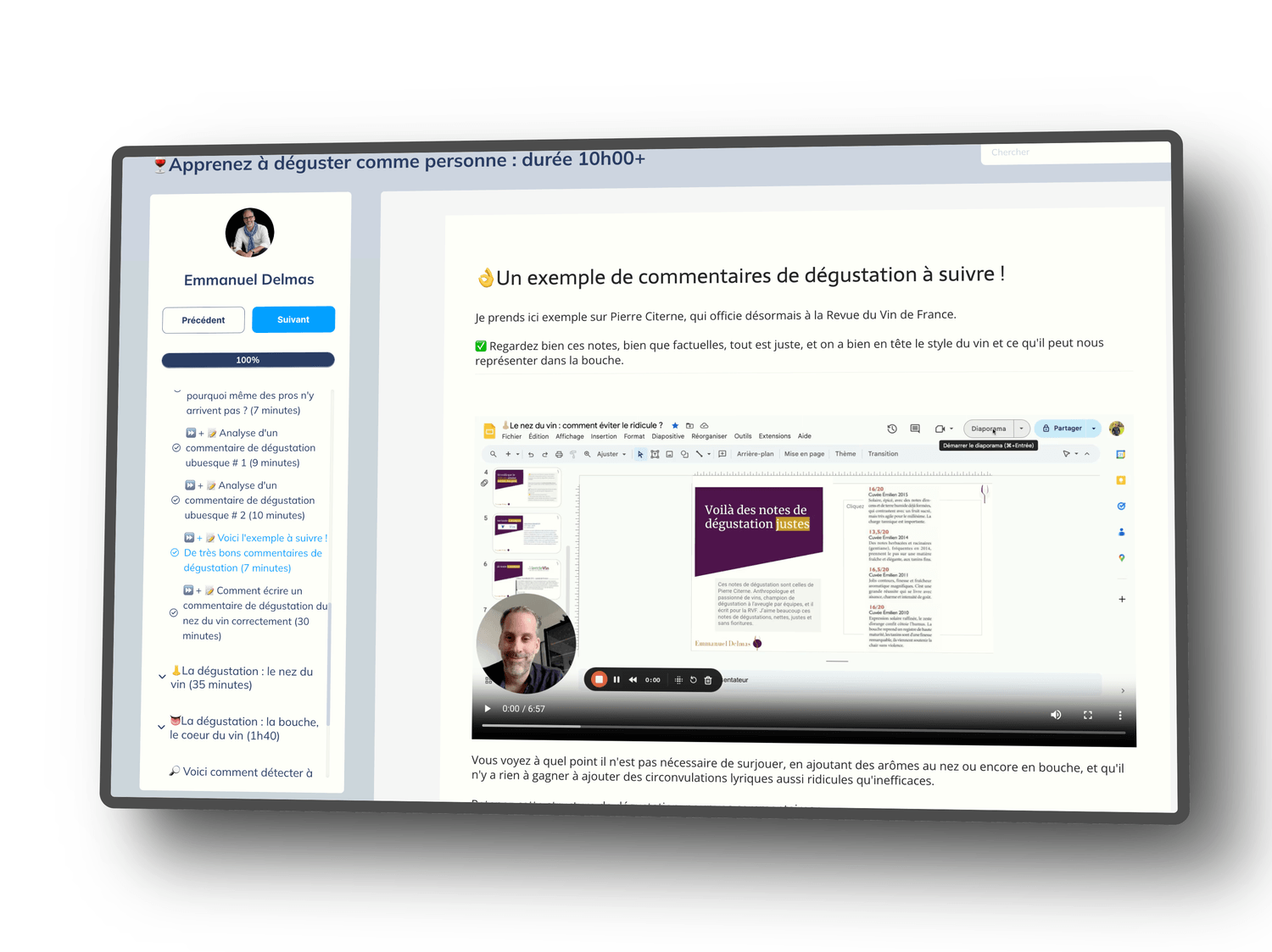 Transformer l'amateur en expert en vins est possible avec l'Académie Emmanuel Delmas