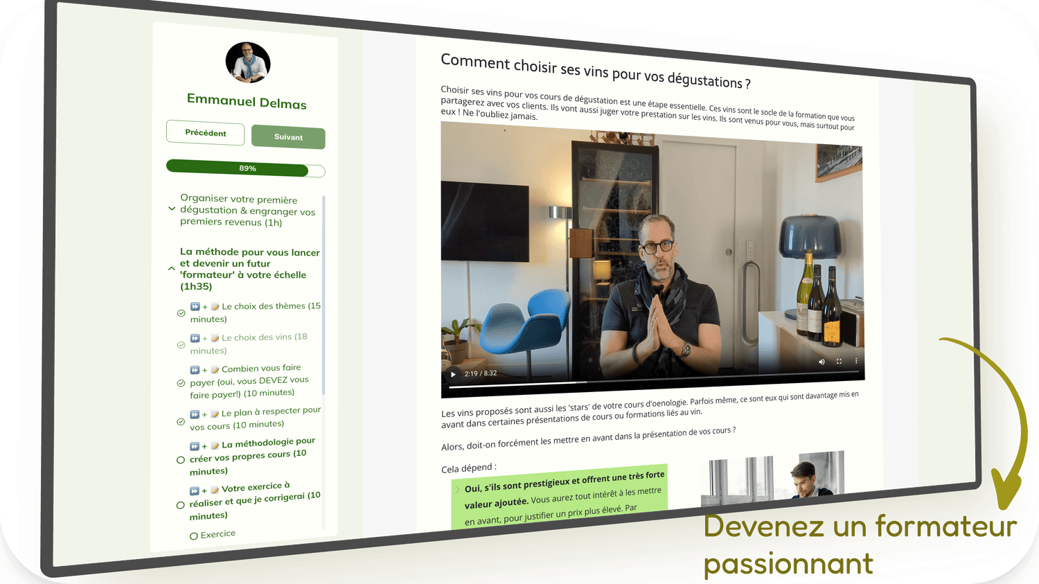Formation en ligne pour apprendre le vin