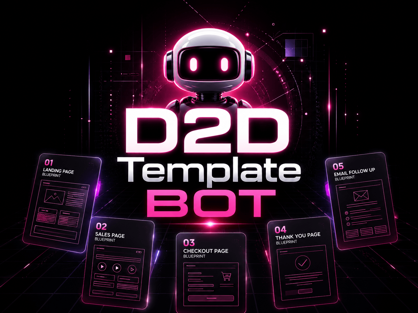 D2D Template BOT Blueprint Dashboard Mockup