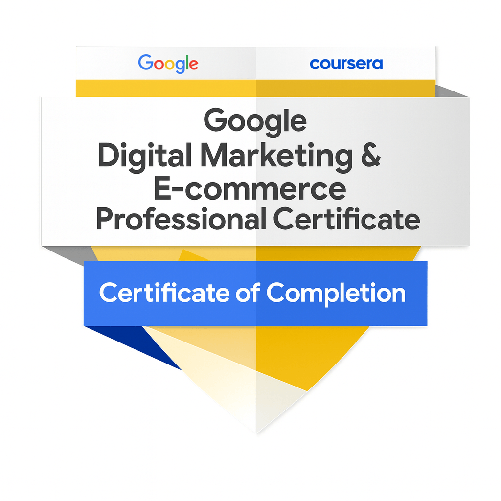Google Digital Marketing Certificate