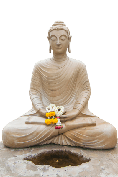 Statue de Bouddha, exprimant la sérénité, l'harmonie, l'équilibre