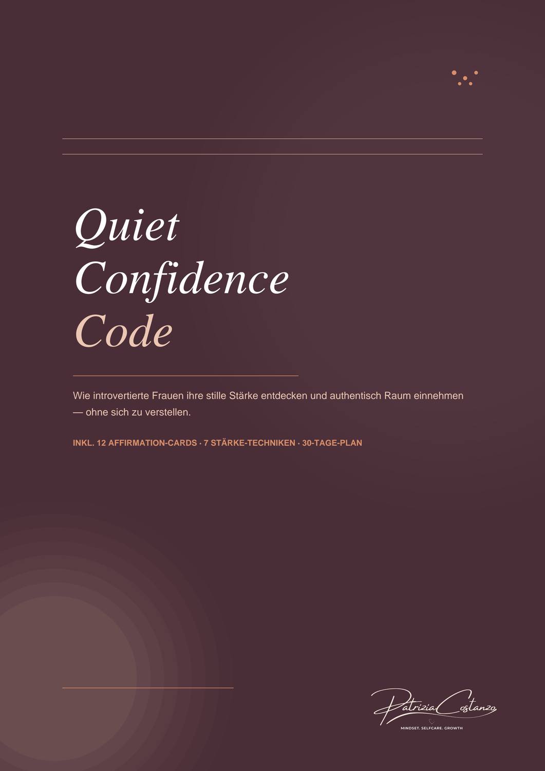 Quiet Confidence Code
