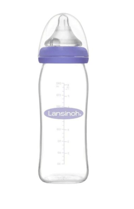 Biberon en verre tétine Natural Wave 240 ml – Lansinoh