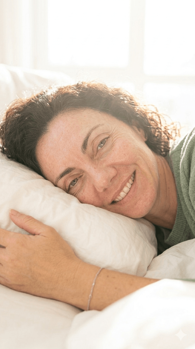 surmatelas thermorégulé CLIMSOM sur un lit pour lutter contre la transpiration nocturne