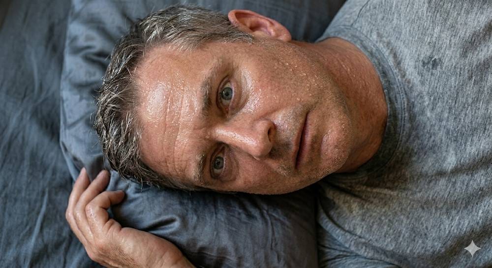chambre fraîche avec draps en lin pour limiter la transpiration nocturne