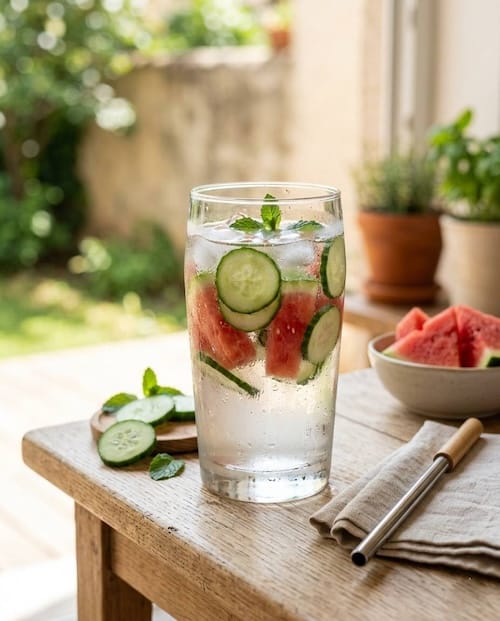 hydratation et aliments riches en eau pour prévenir les migraines de chaleur