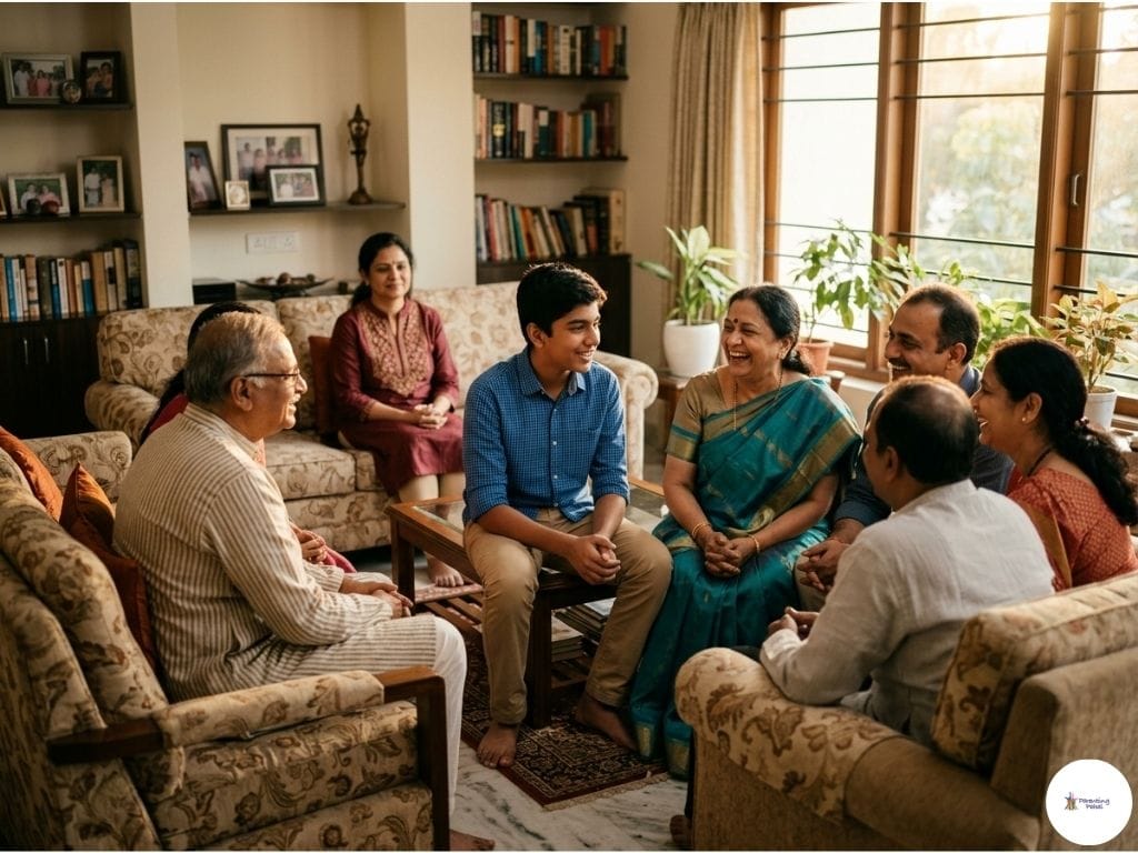 Family festival gathering