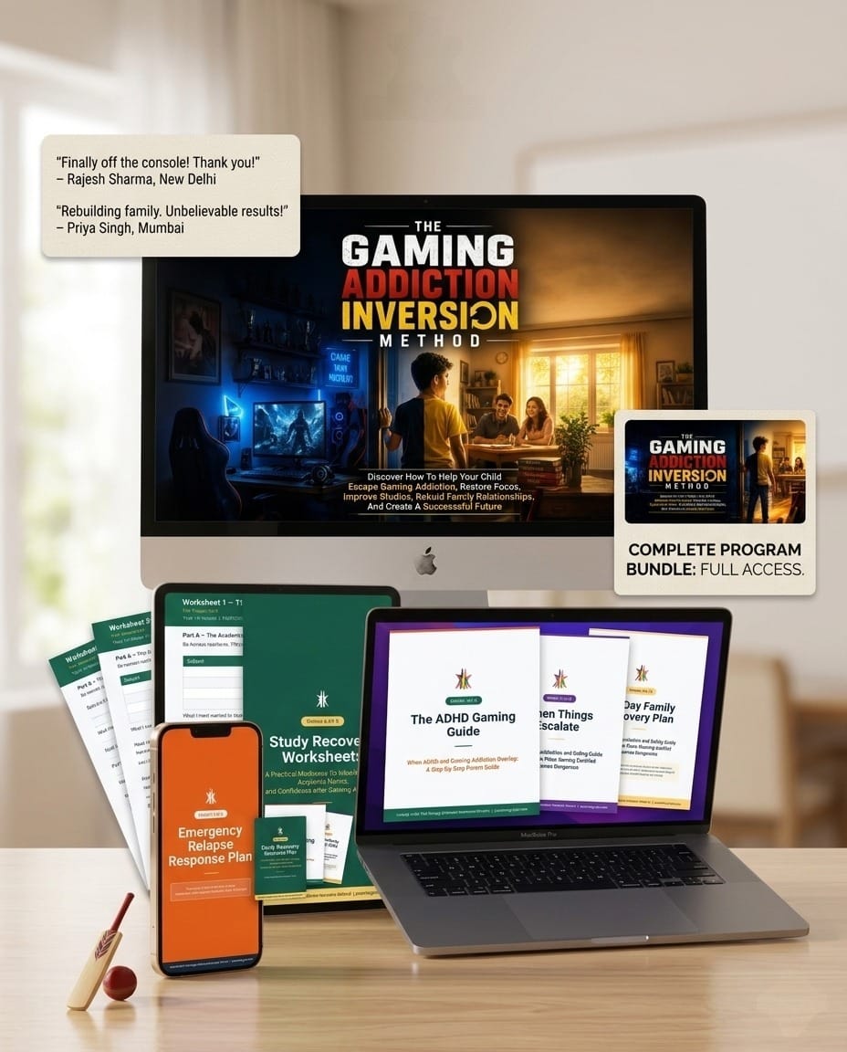Gaming Addiction Inversion Method — product mockup