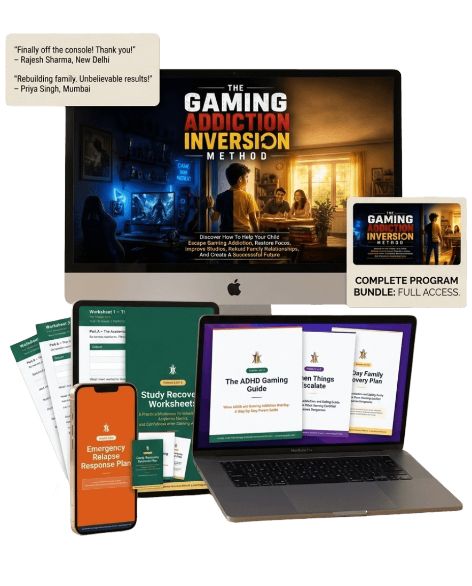 Gaming Addiction Inversion Method — product mockup