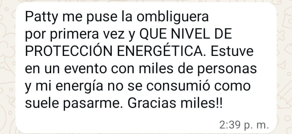 Testimonio de cliente sobre la Ombliguera