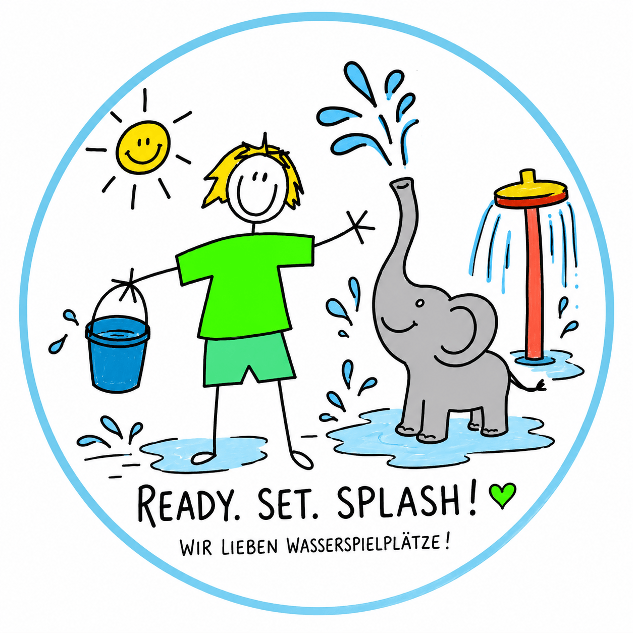 Ready. Set. Splash! Wir lieben Wasserspielplätze