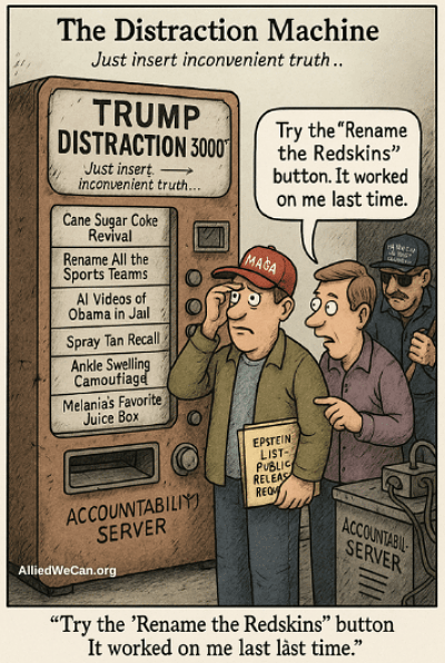 Trump distraction machine