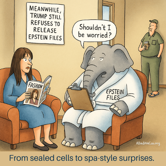 From Sealed Cells to Spa-Style Surprises- Trump Refusal to release Epstein Files