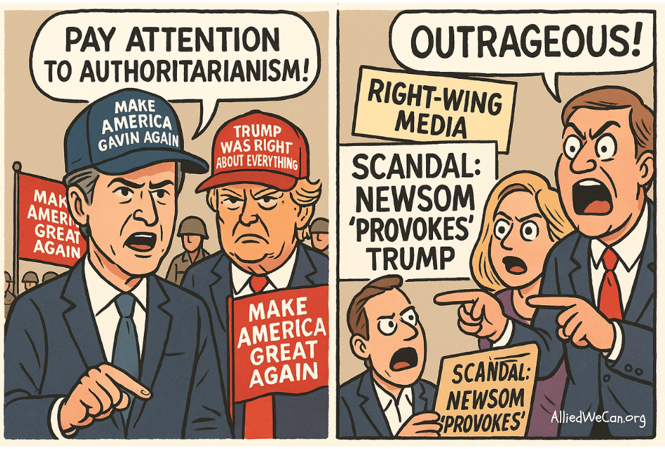 Gavin Newson- Trolling trump- Make America Gavin Again