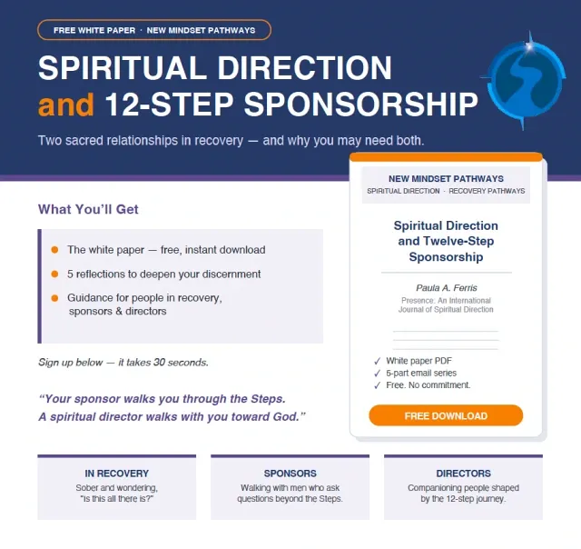 Spiritual Direction vs 12- step sponsor whitepaper