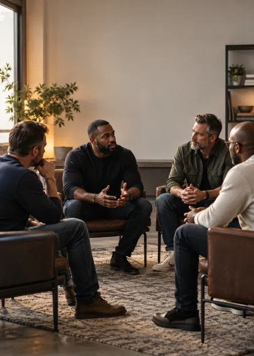 Group spiritual direction for men in mid life navigating change
