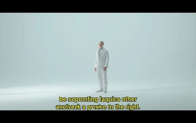 Vidéo verticale avec sous-titres incrustés
