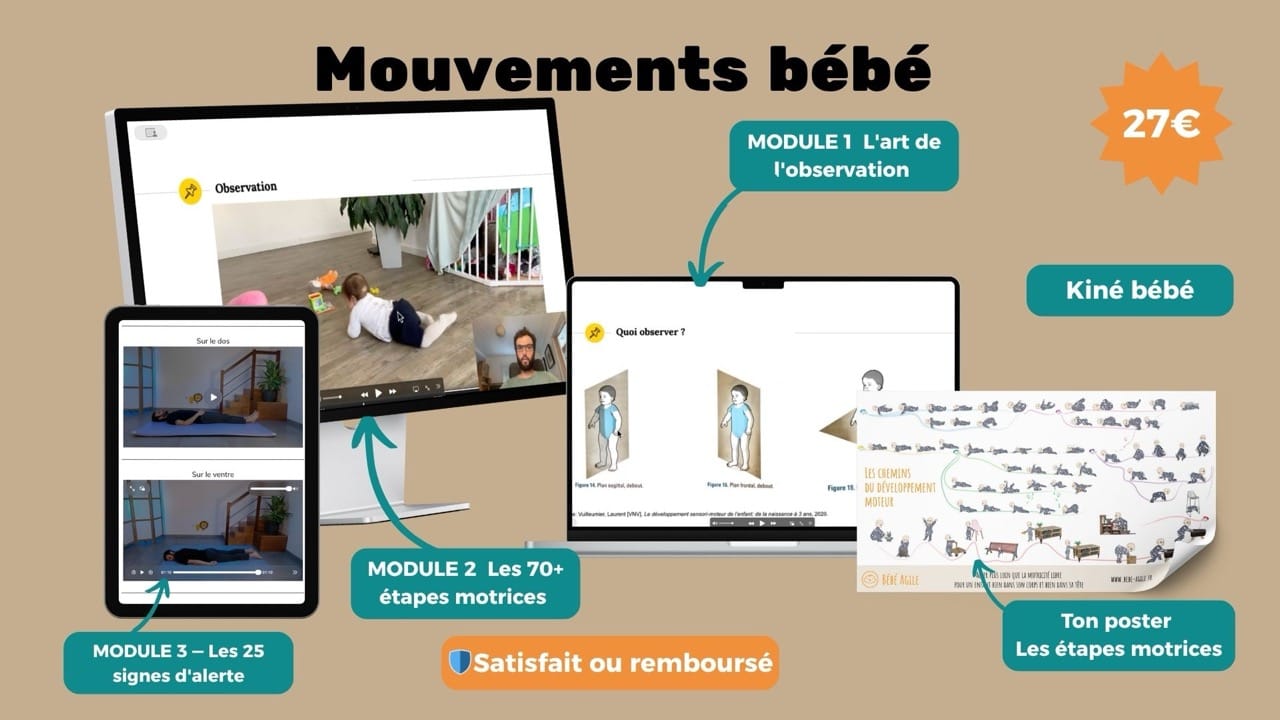 Pack action motricité pour les bébé