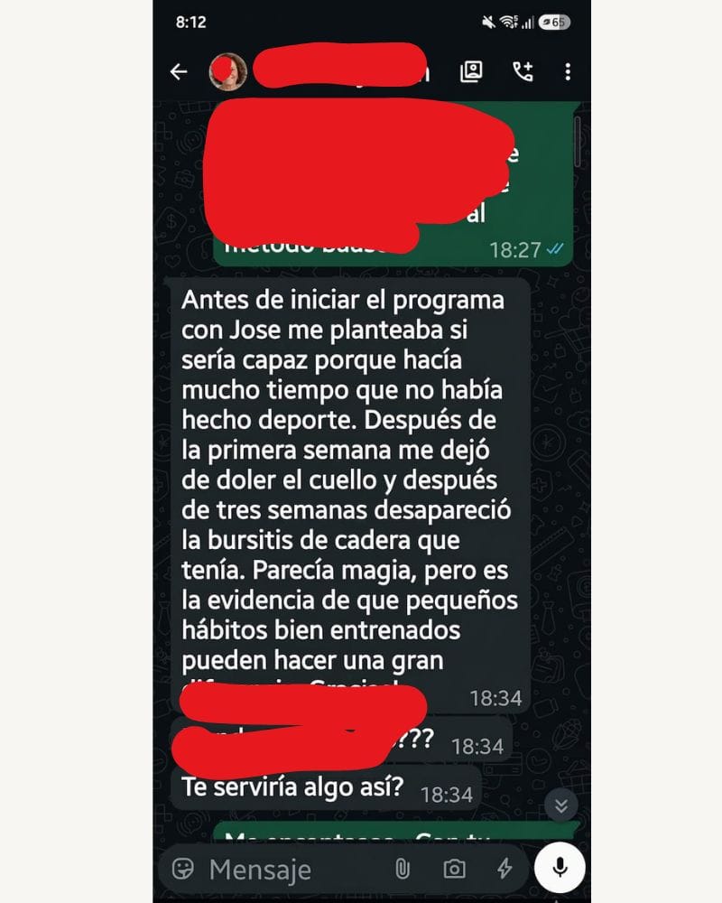 testimonio directiva  whatsap Gema