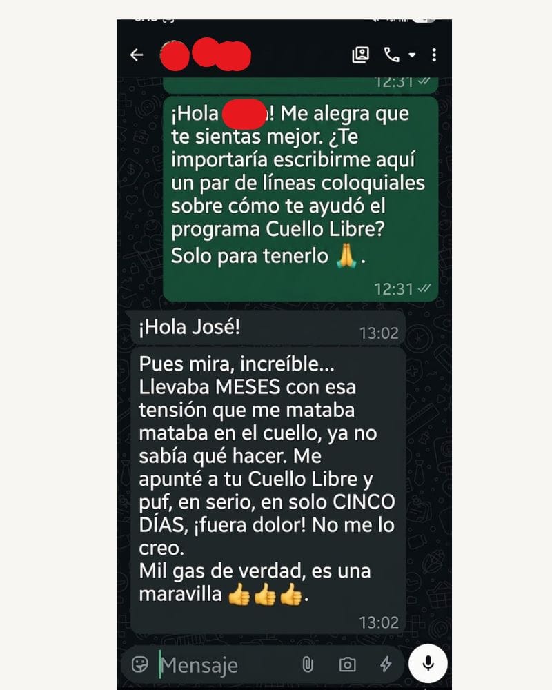 testimonio directiva  whatsap Rosa