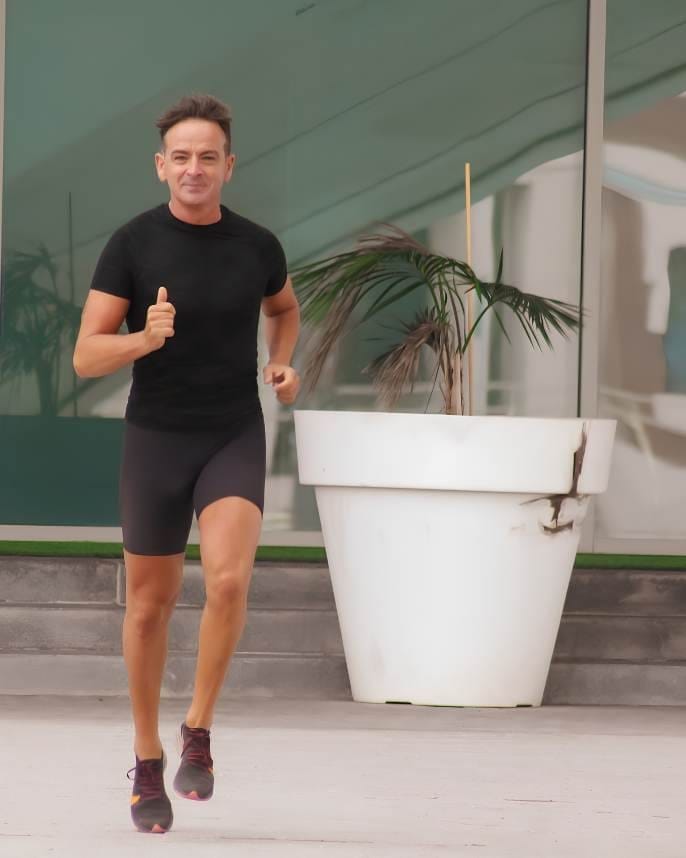 José Miguel Escribano corriendo en Valencia