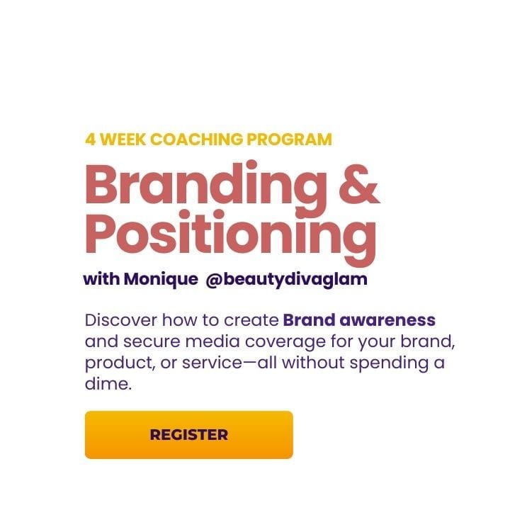 Branding & Positioning ~ 4 week Program