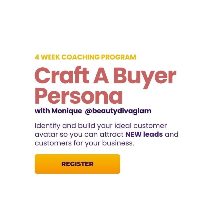 Crafting A Buyer Persona ~ 4 week program