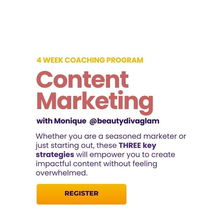 Content Marketing Strategy ~ 4 week program