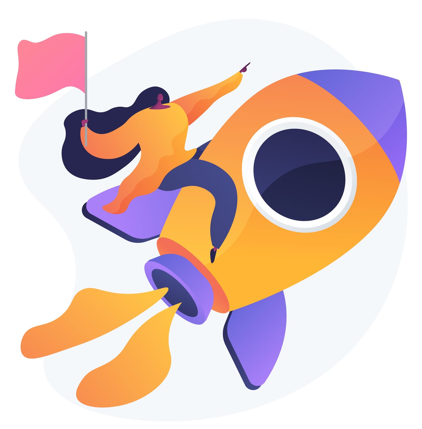 Afbeelding raket - maak een vliegende herstart met je bedrijf - Solevida