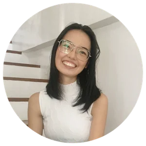 Sales funnel and website builder Ash wearing a white top, smiling to the camera