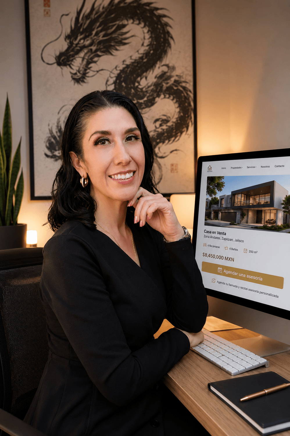 Brenda Lira, mentora de asesores inmobiliarios