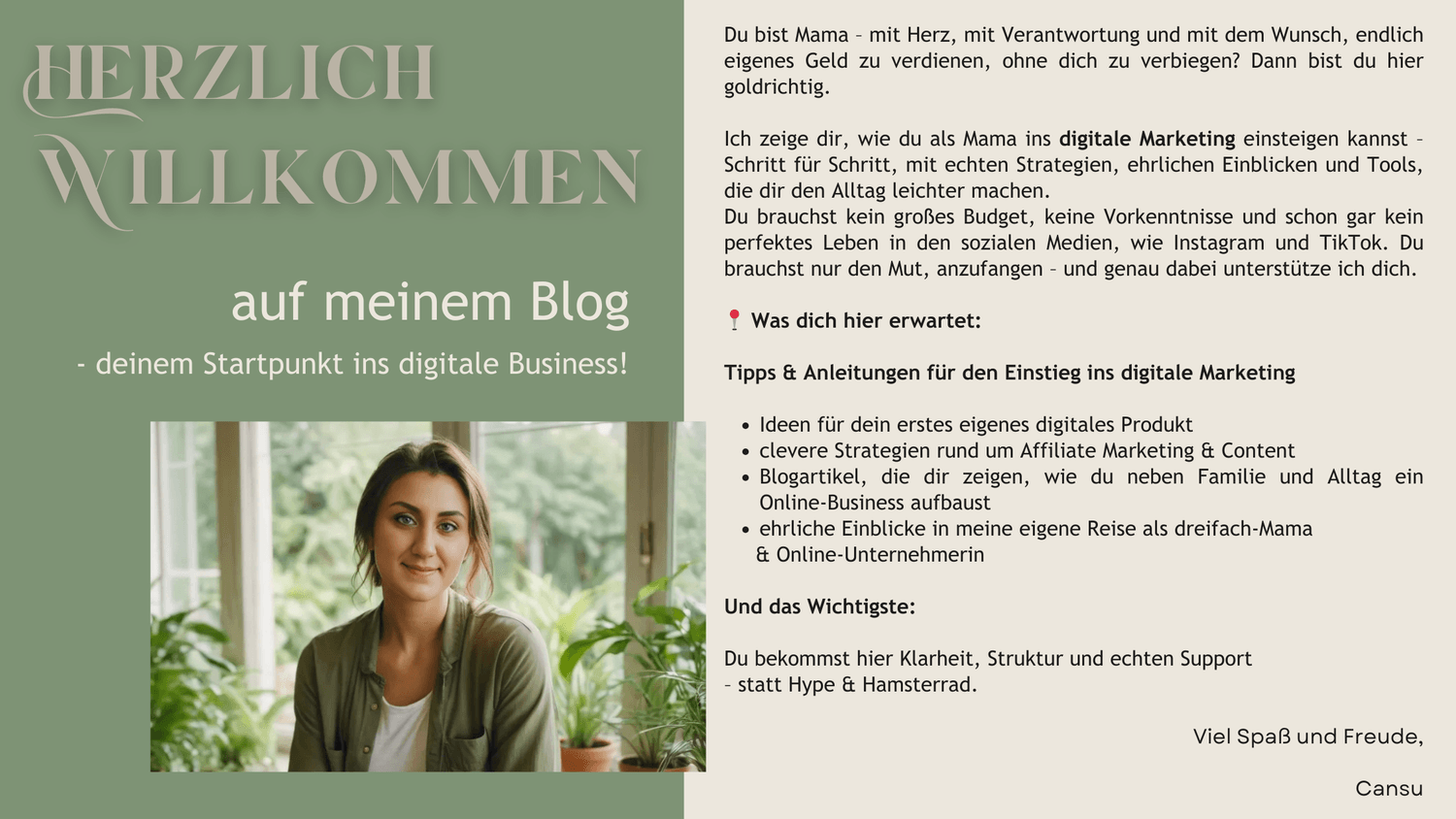 Mama und Online-Unternehmerin – Einstieg ins digitale Marketing für Mütter, eigenes Online-Business aufbauen von zu Hause, digitale Selbstständigkeit, Funnel-Strategien mit systeme.io, Affiliate Marketing und Content-Erstellung für Anfängerinnen.