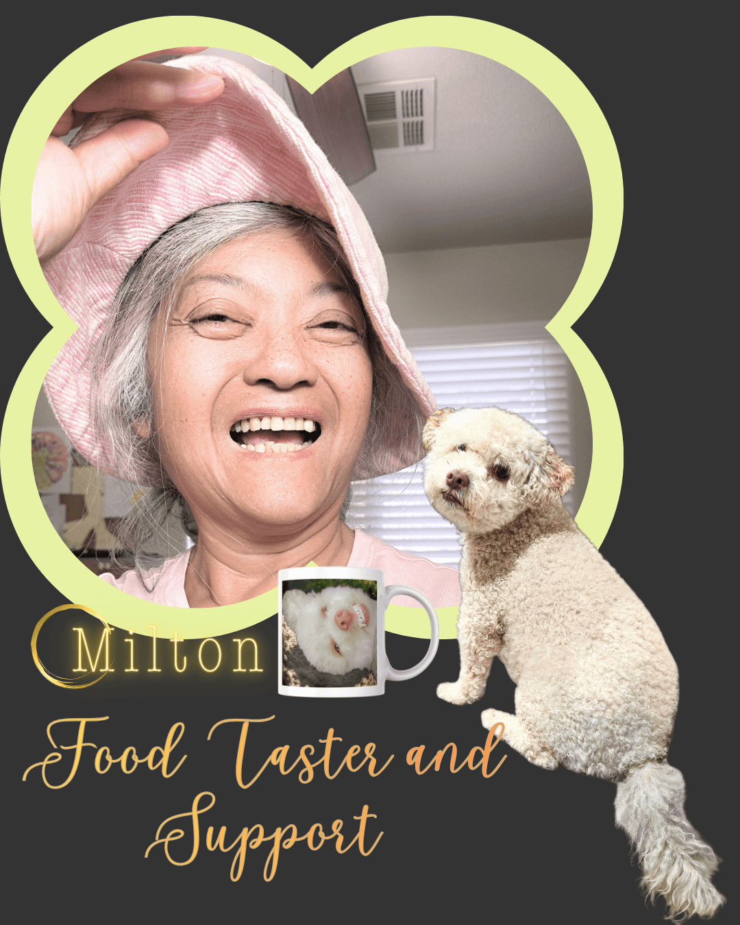 Milton, the "COOK LIKE A THAI" dog | By Pradichaya