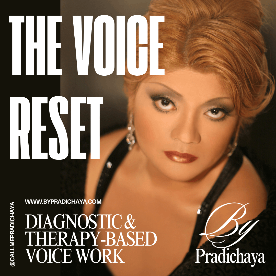 Private voice work beyond technique, focused on long-standing vocal patterns