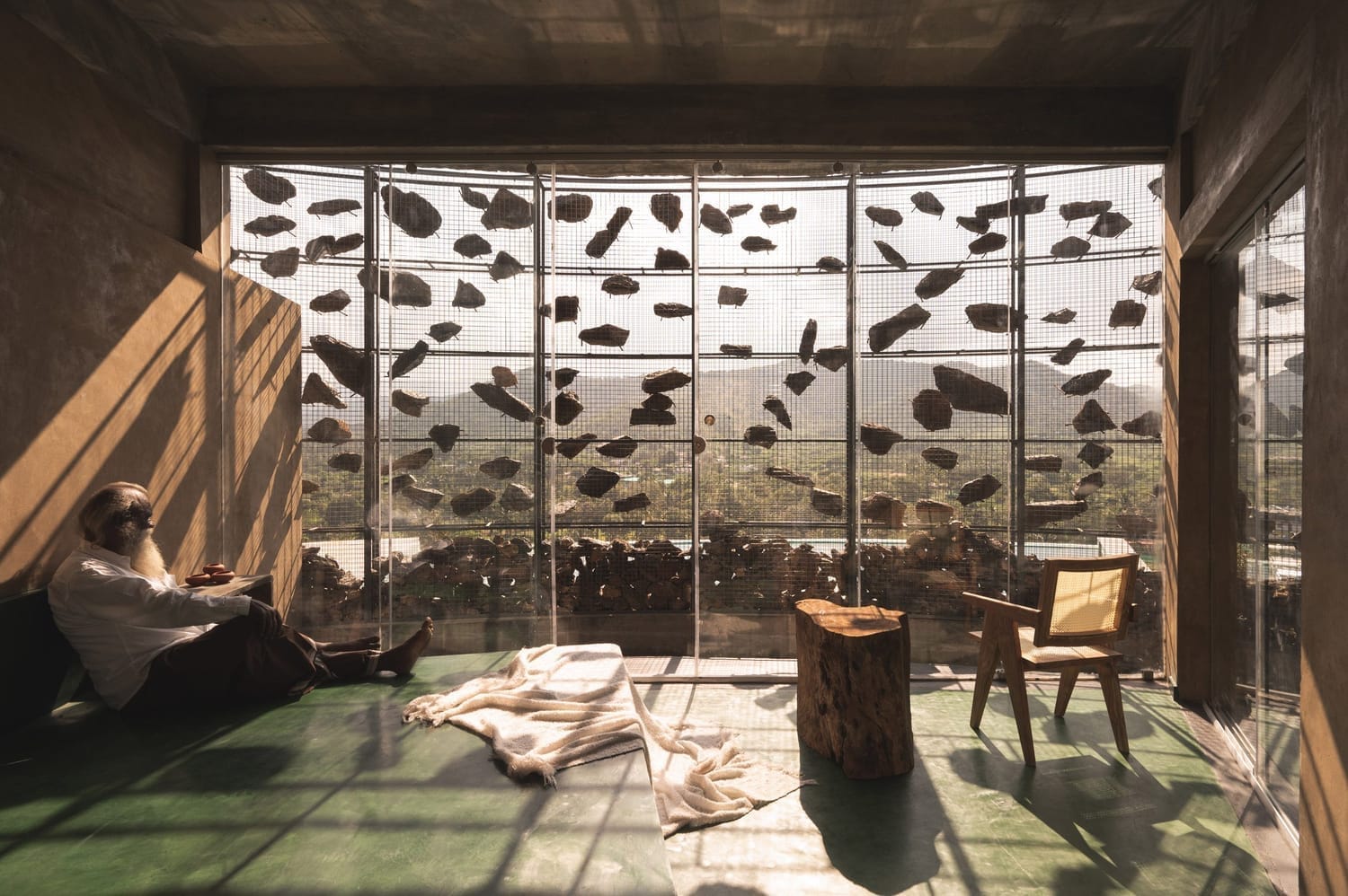 The Infinite Rise, a holiday home in southern India by local architecture practice Earthscape Studio.