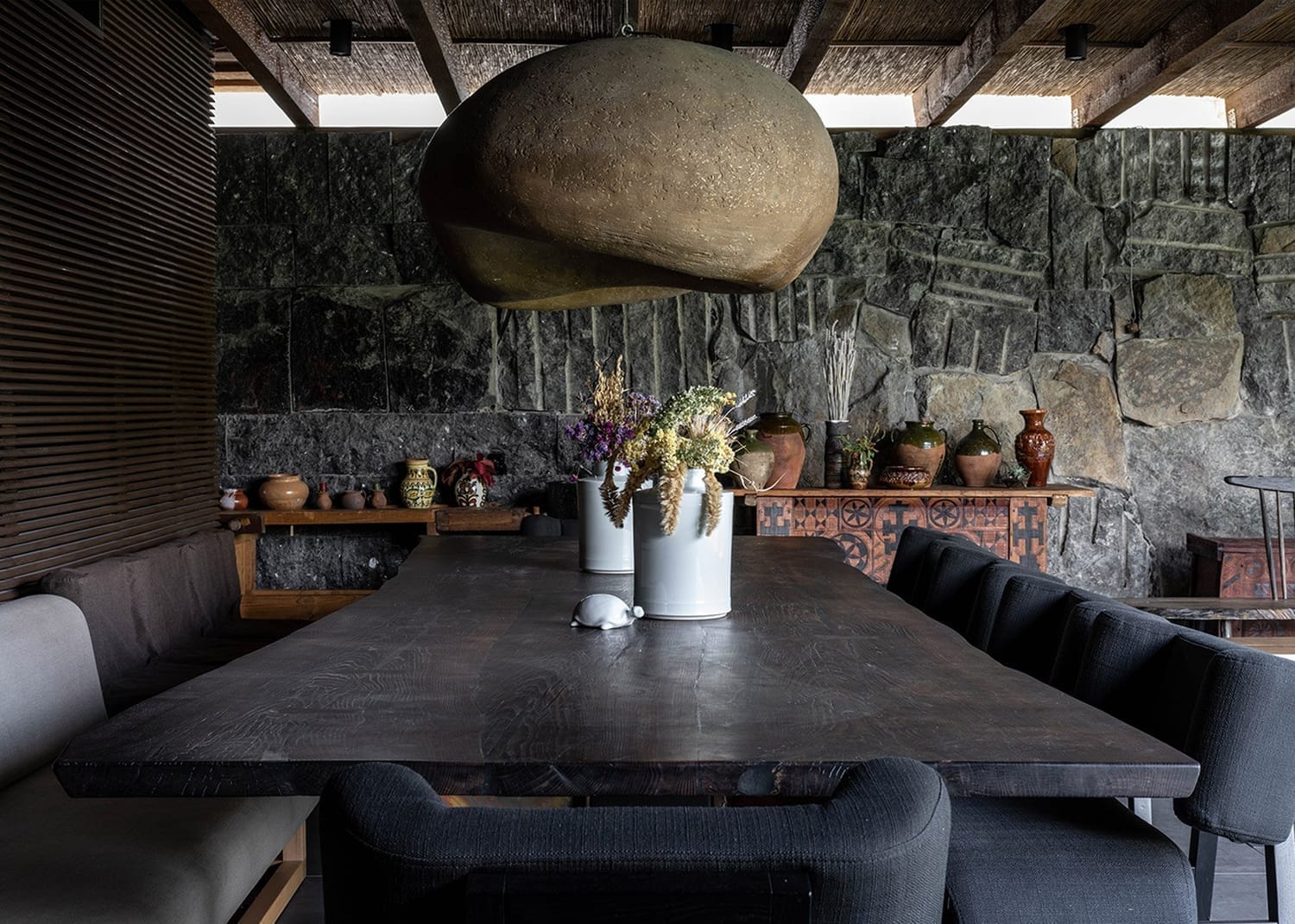 Thatch-Roofed Home by Sergey Makhno