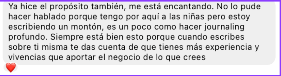 Testimonio 6 Masterclass