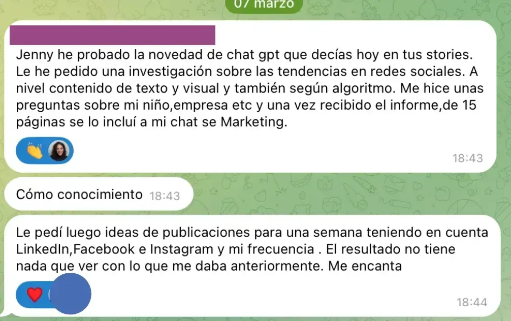 Testimonios