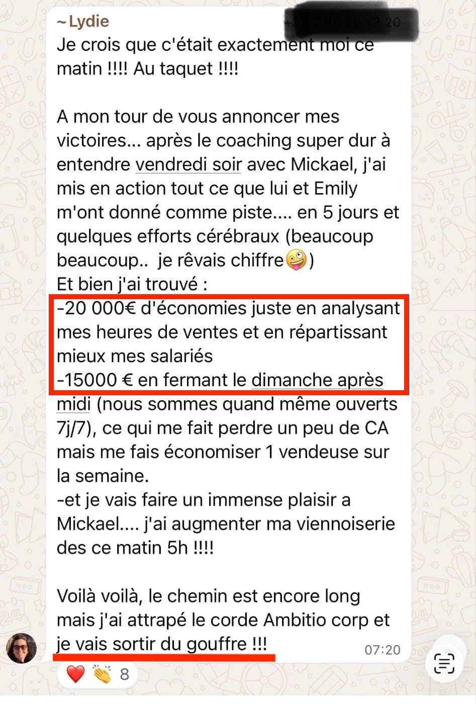 35 000€ économisés pour Lydie