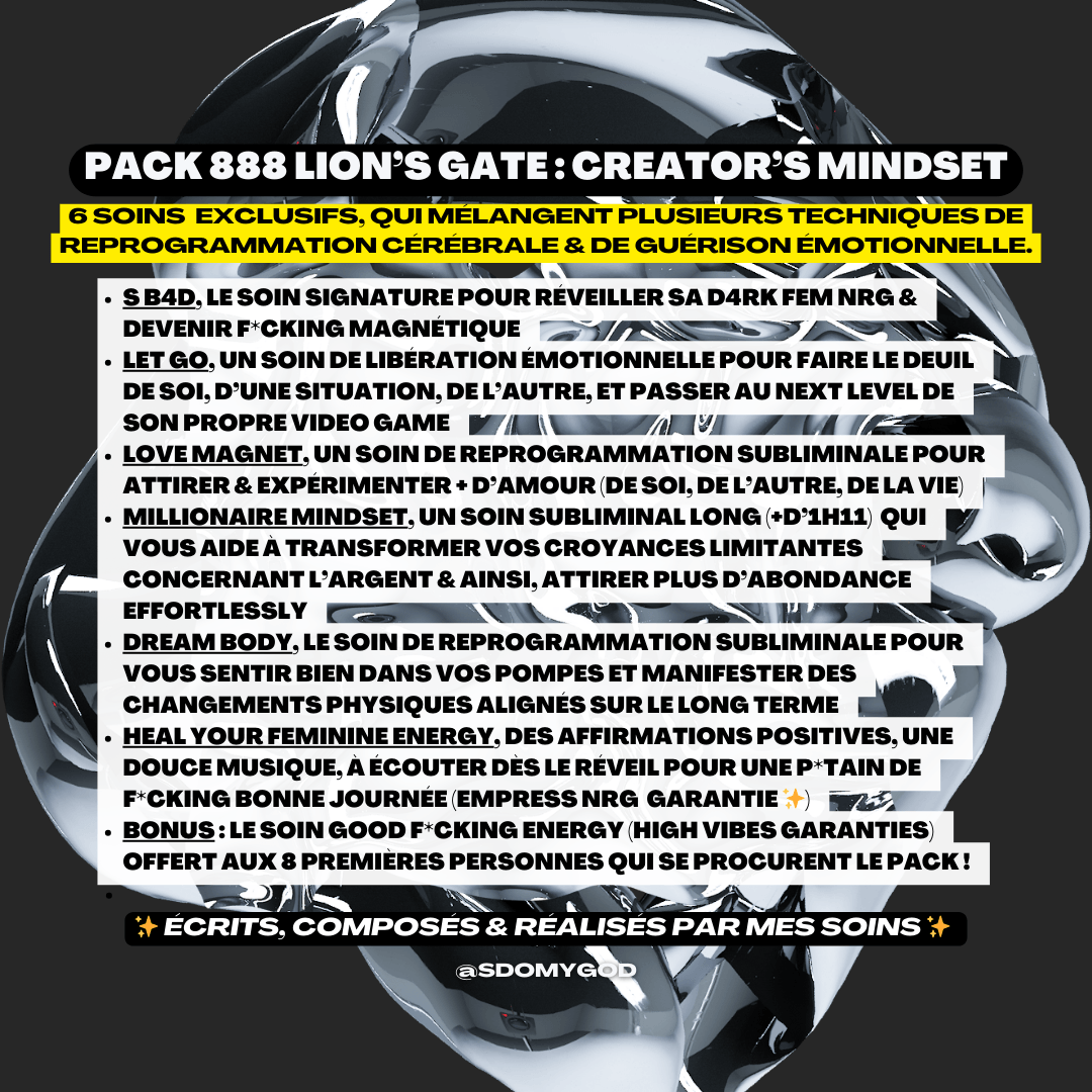 888 CREATOR's MINDSET 