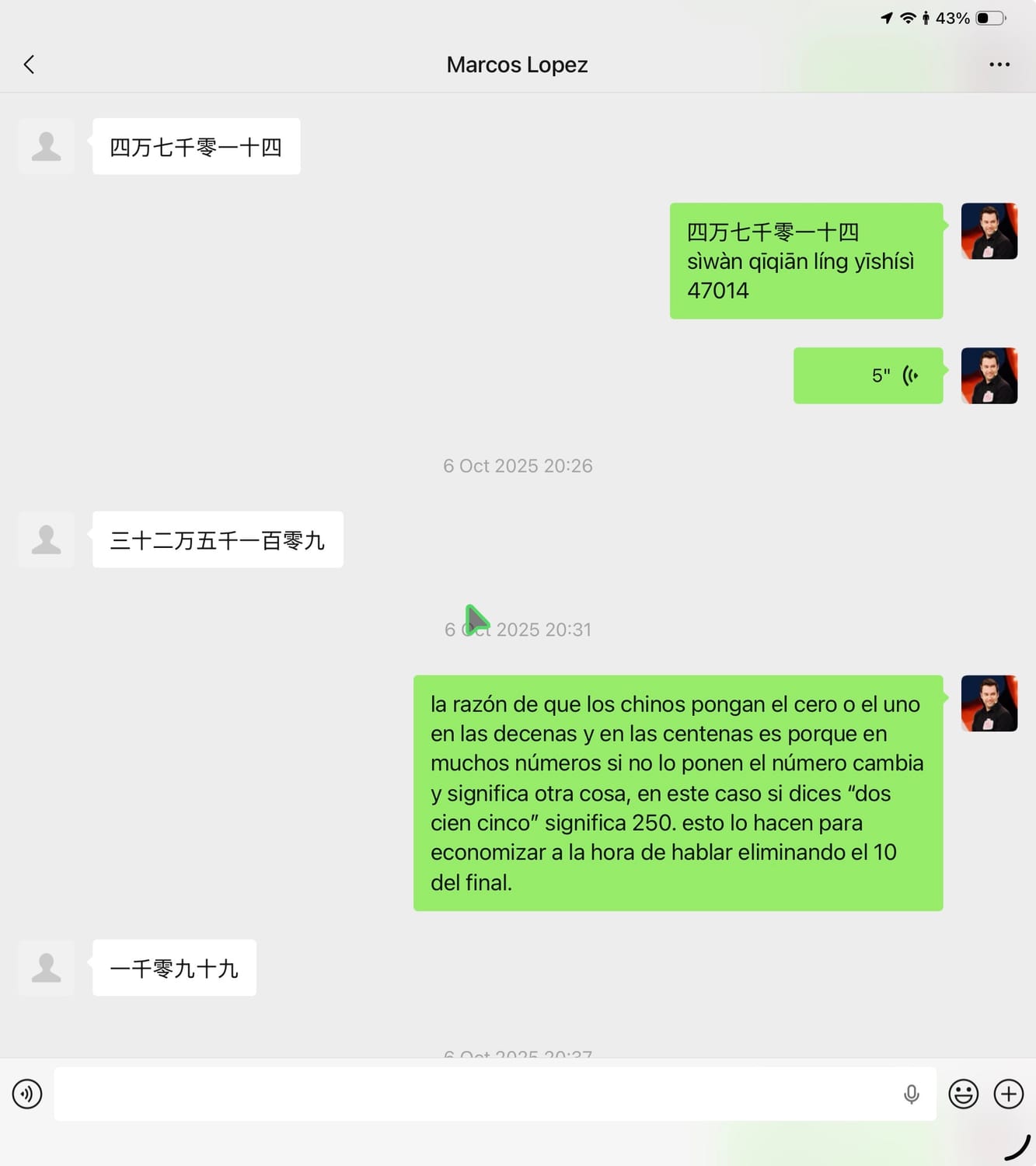 Números de la clase 10