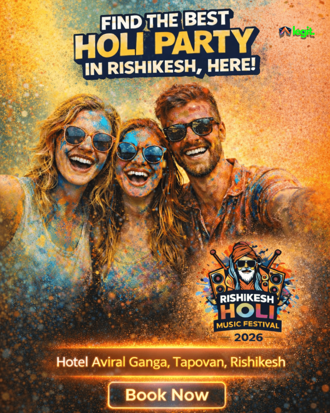 Rishikesh Holi Music Festival 2026
