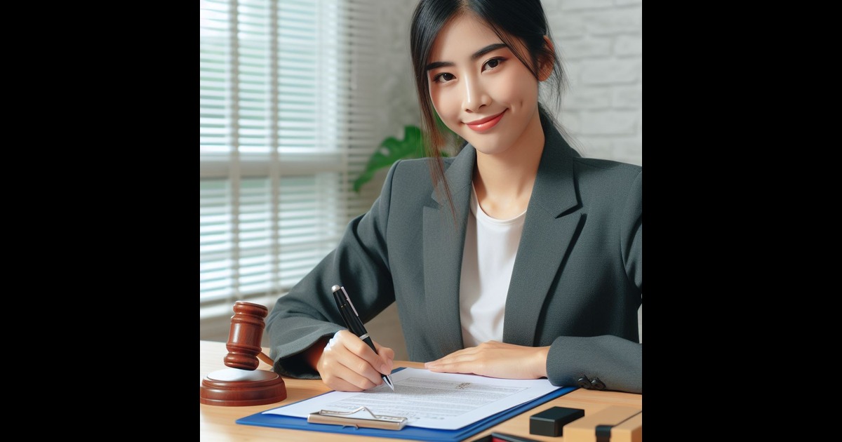 Notary Signing Agent Preparing Documents