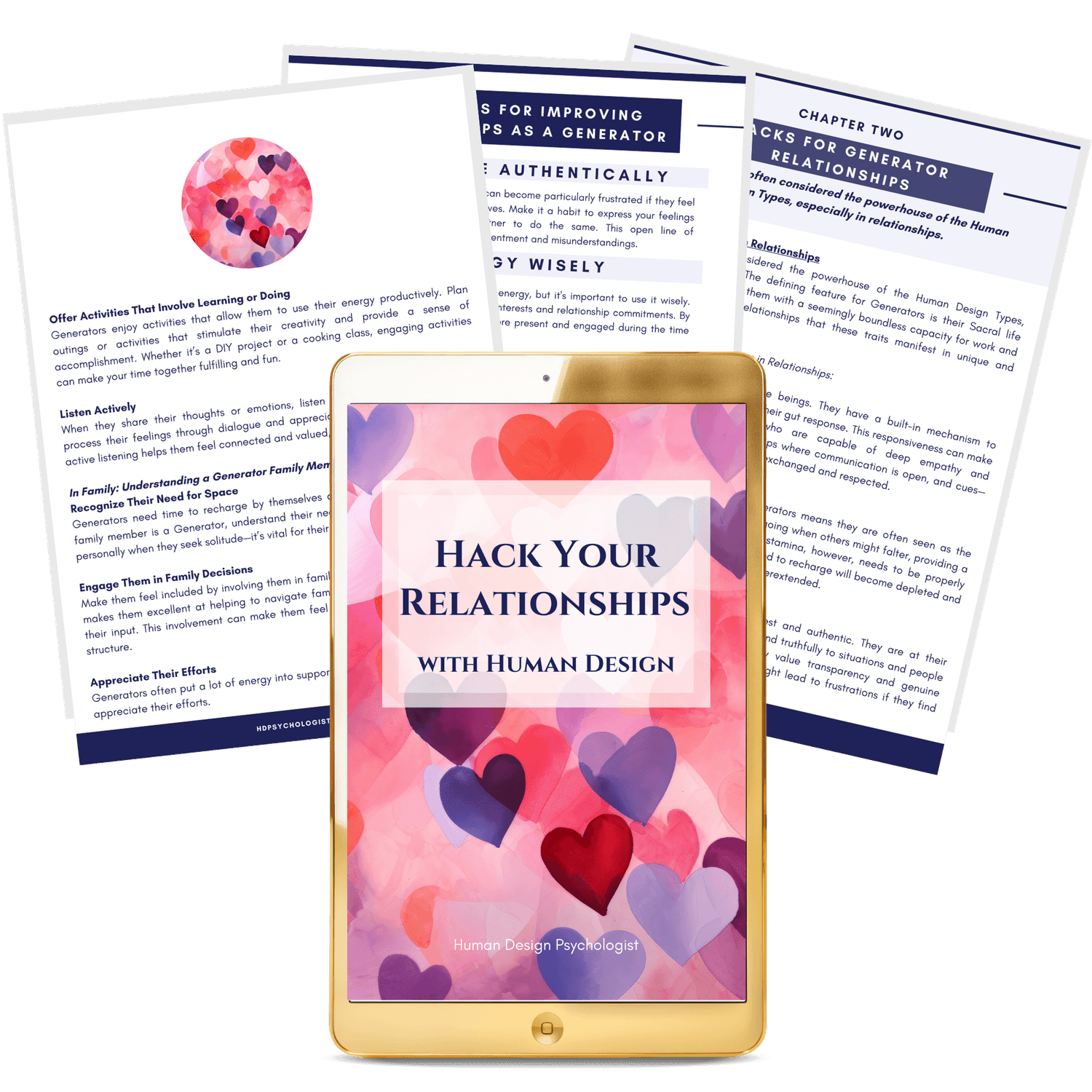 hack your relationships with human design ebook mockup