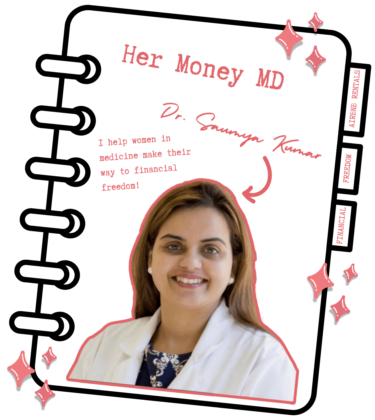 Dr. Saumya Kumar, vacation rental owner and financial coach, helping women physicians build wealth and balance