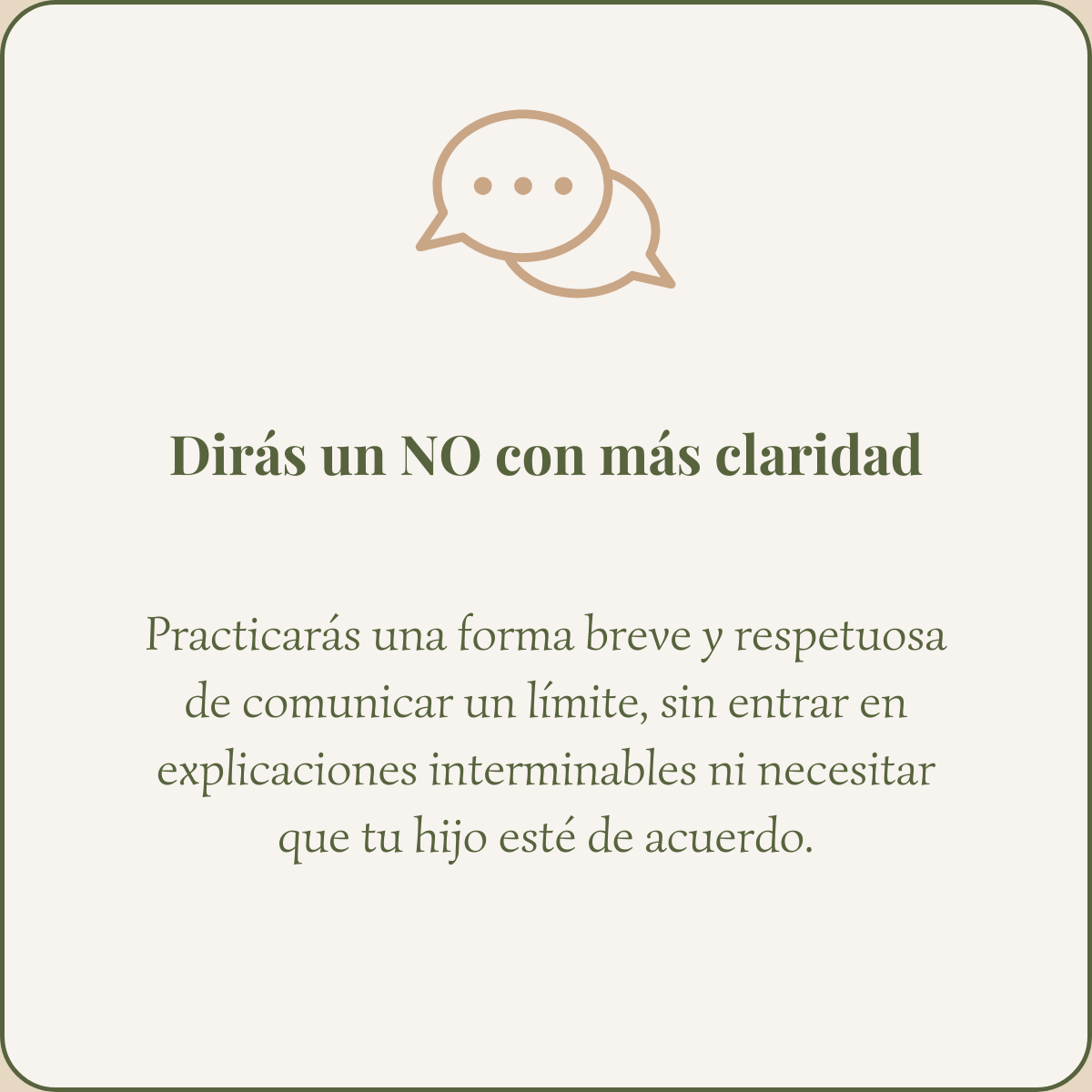 mensaje claro