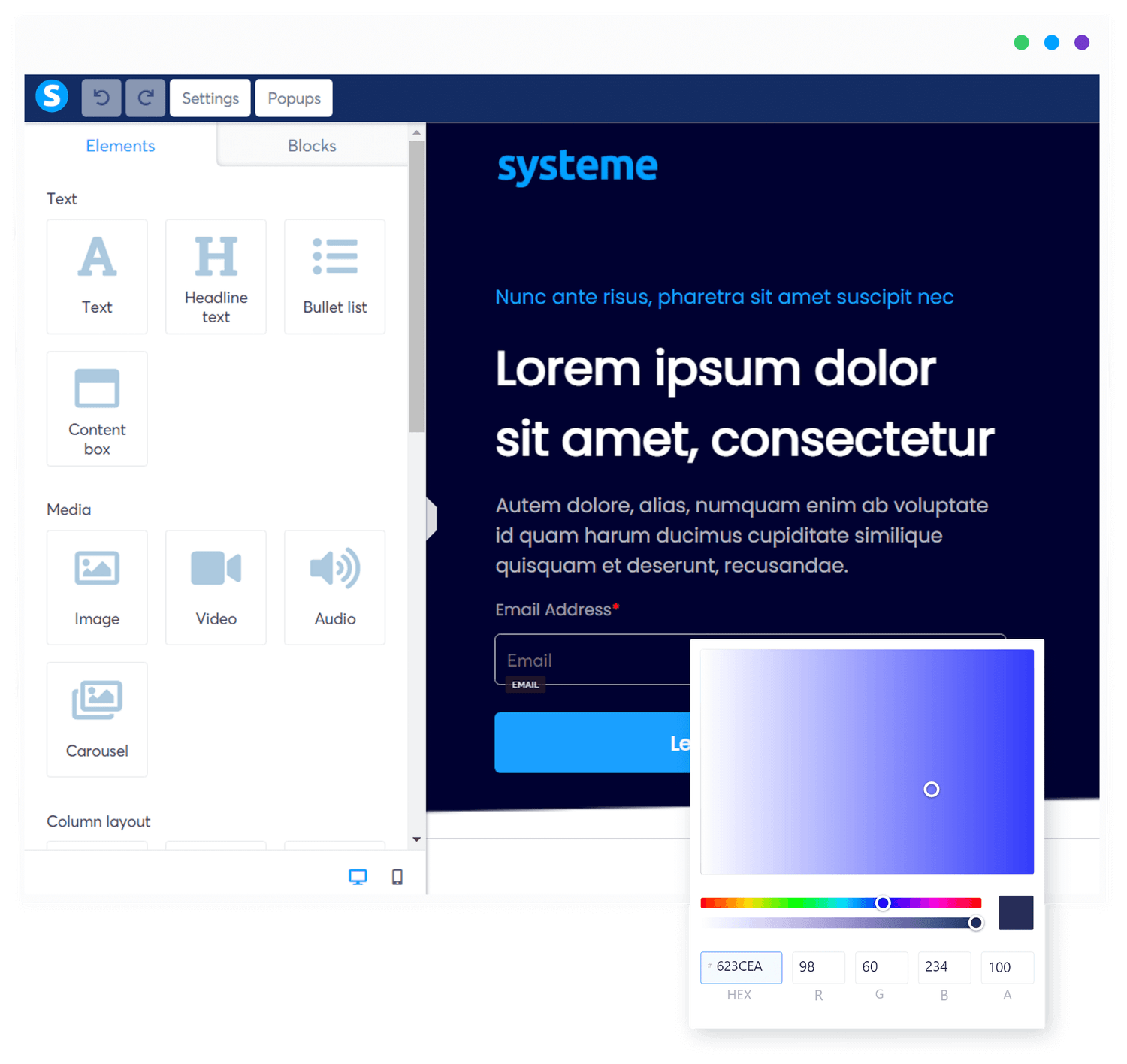 Build websites