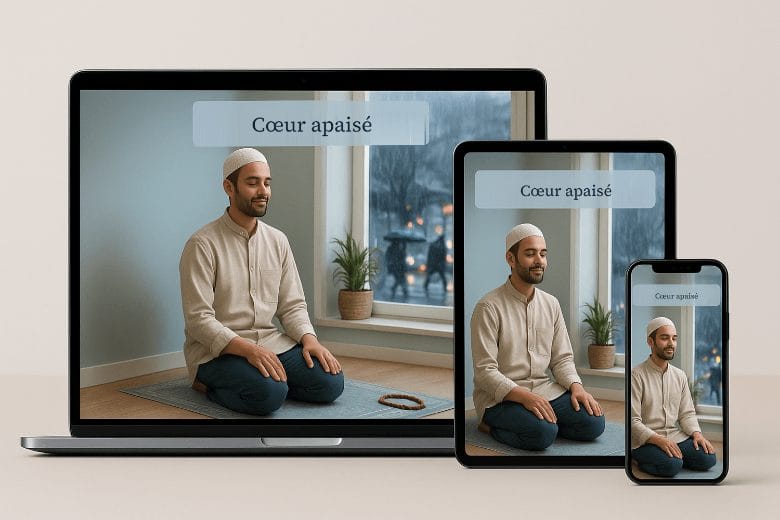 Cœur apaisé, formation audio à suivre sur ordinateur, tablette ou téléphone