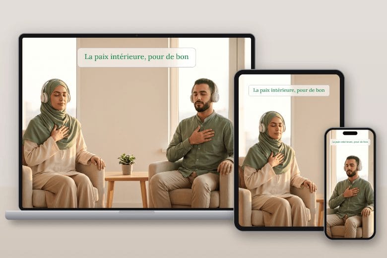 La paix intérieure, formation à suivre sur ordinateur, tablette ou téléphone